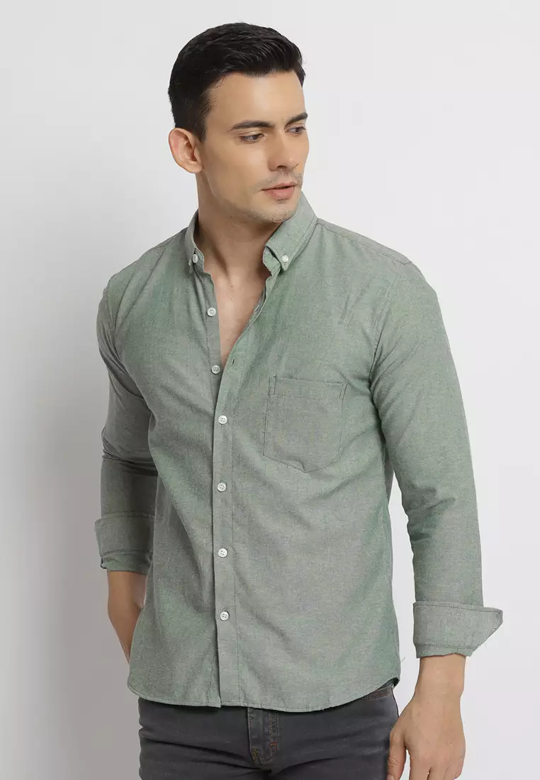 Forest Green Oxford Shirt