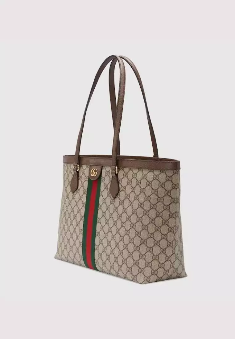 Gucci Ophidia GG Medium Tote Beige