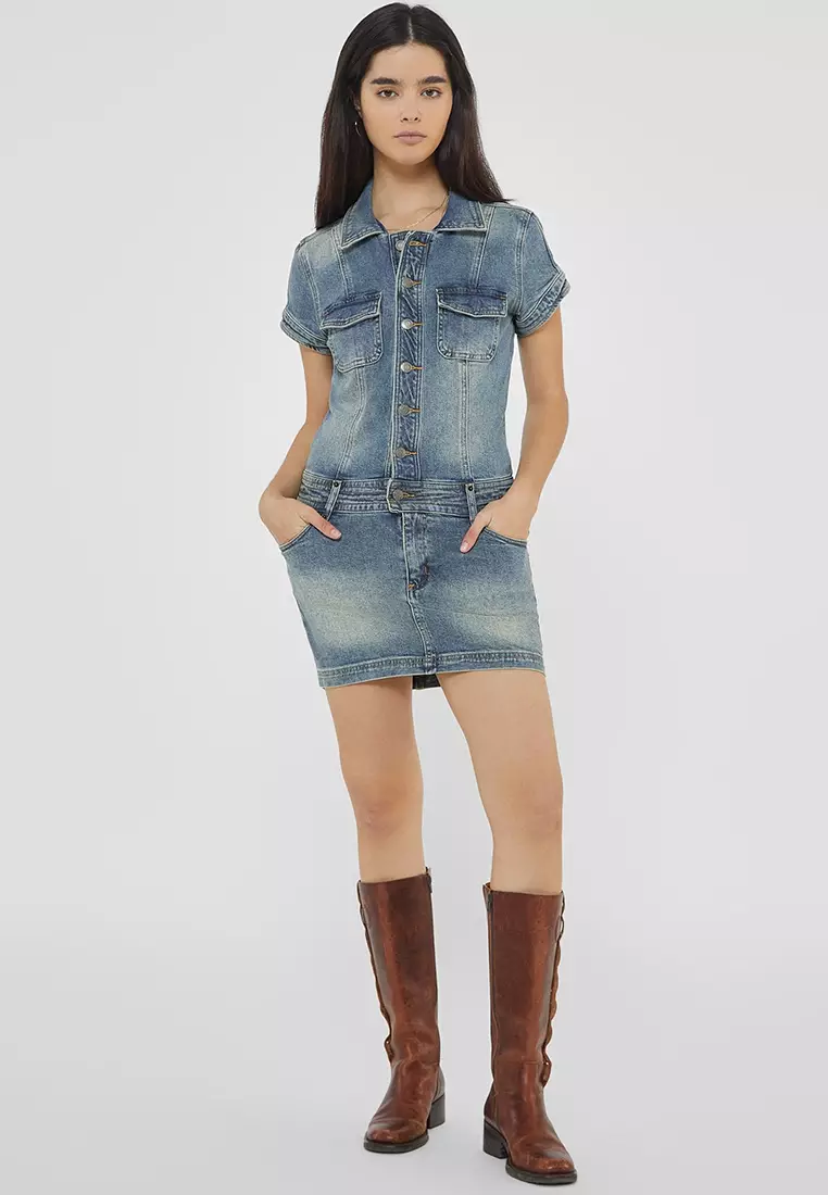 Originals Belted Denim Dress