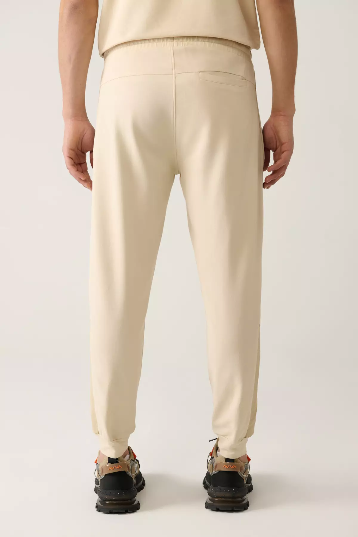 Panel Elastic Sweatpants