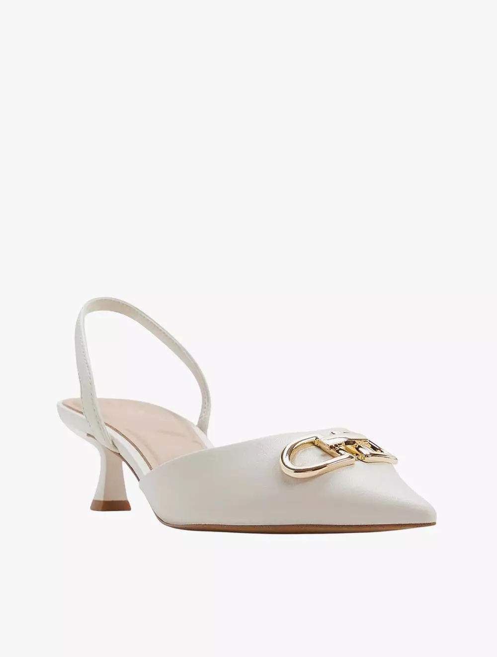 Aldo Delicat Women's Heeled Shoes - White/Bone