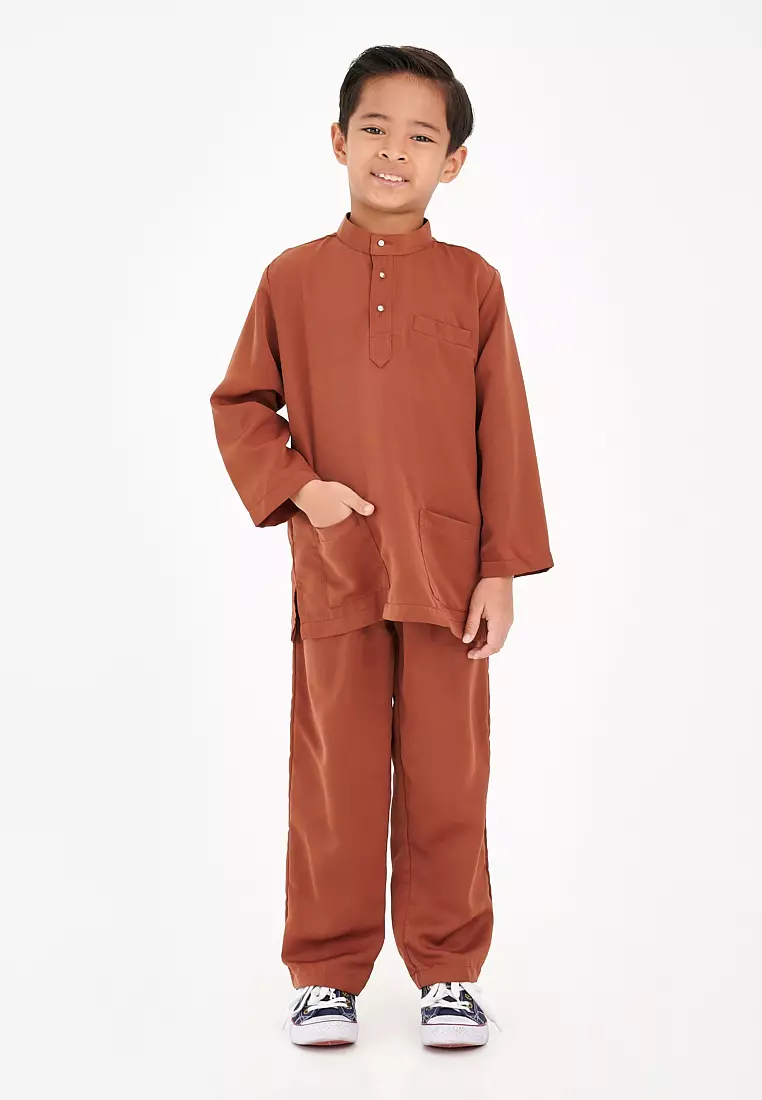Gene Martino - Majdi Baju Melayu Modern Fit Sedondon – Kids 1170