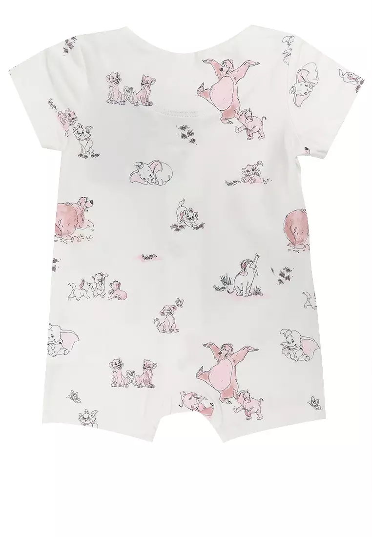 The Short Sleeve Zip Romper License