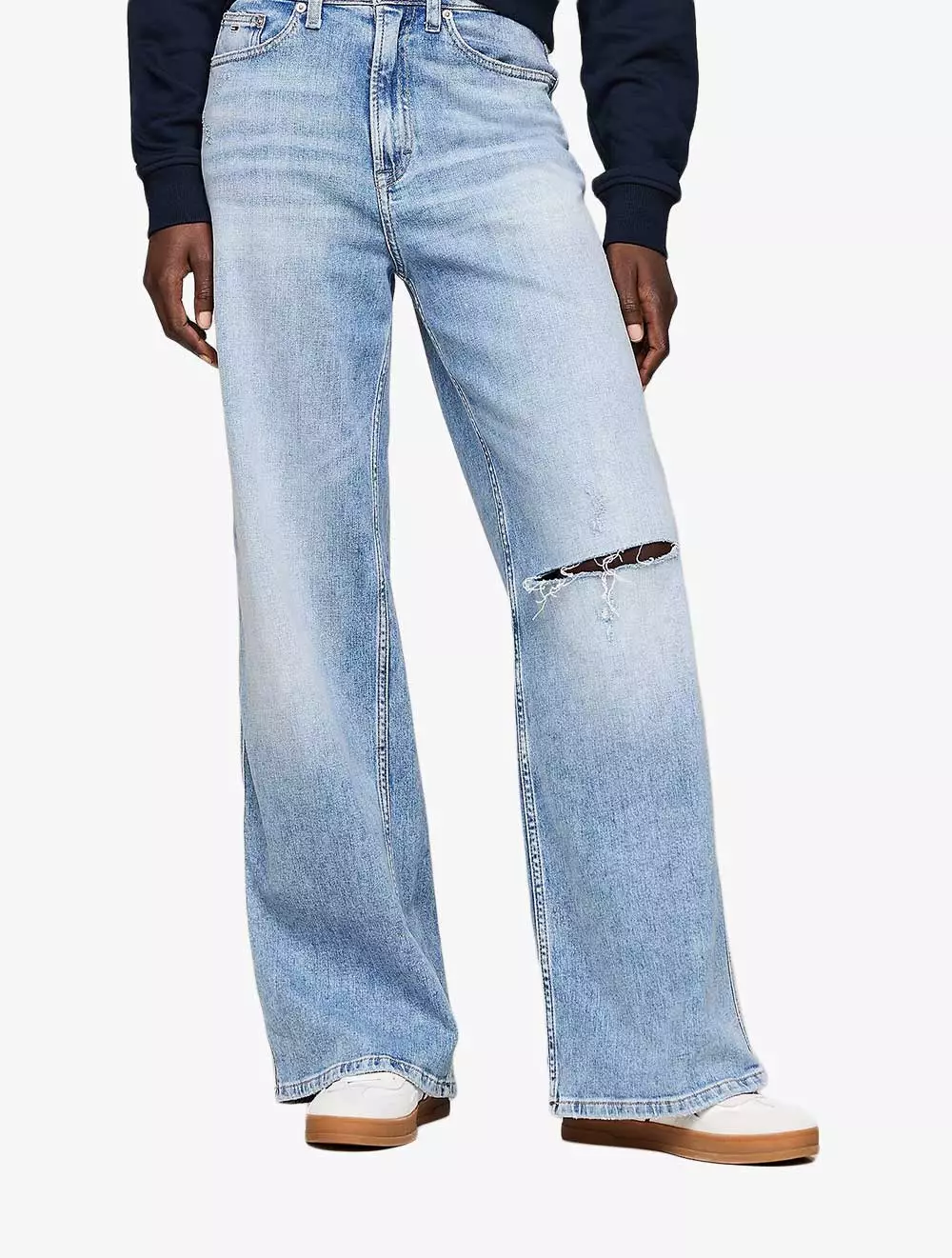 Womens Jeans Ripped Tommy Hilfiger Jeans Jual Tommy Hilfiger TOMMY