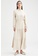DeFacto 灰色 Long Sleeve Linen Blend Maxi Dress BC72EAA0A833FDGS_1