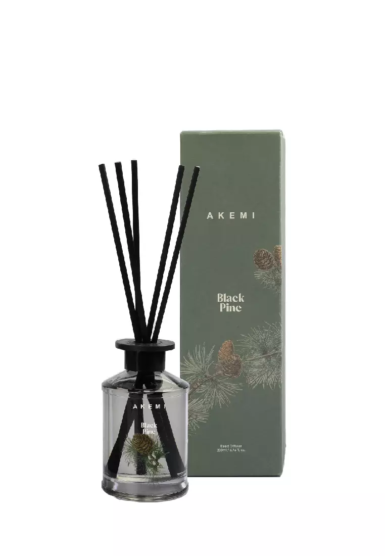Buy AKEMI AKEMI Zen Garden Reed Diffuser Black Series (200ml)Black Pine Online ZALORA Malaysia