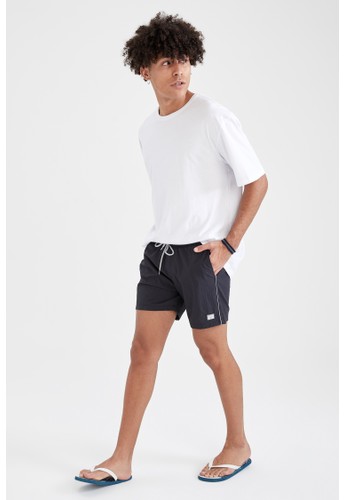 drawstring swim shorts