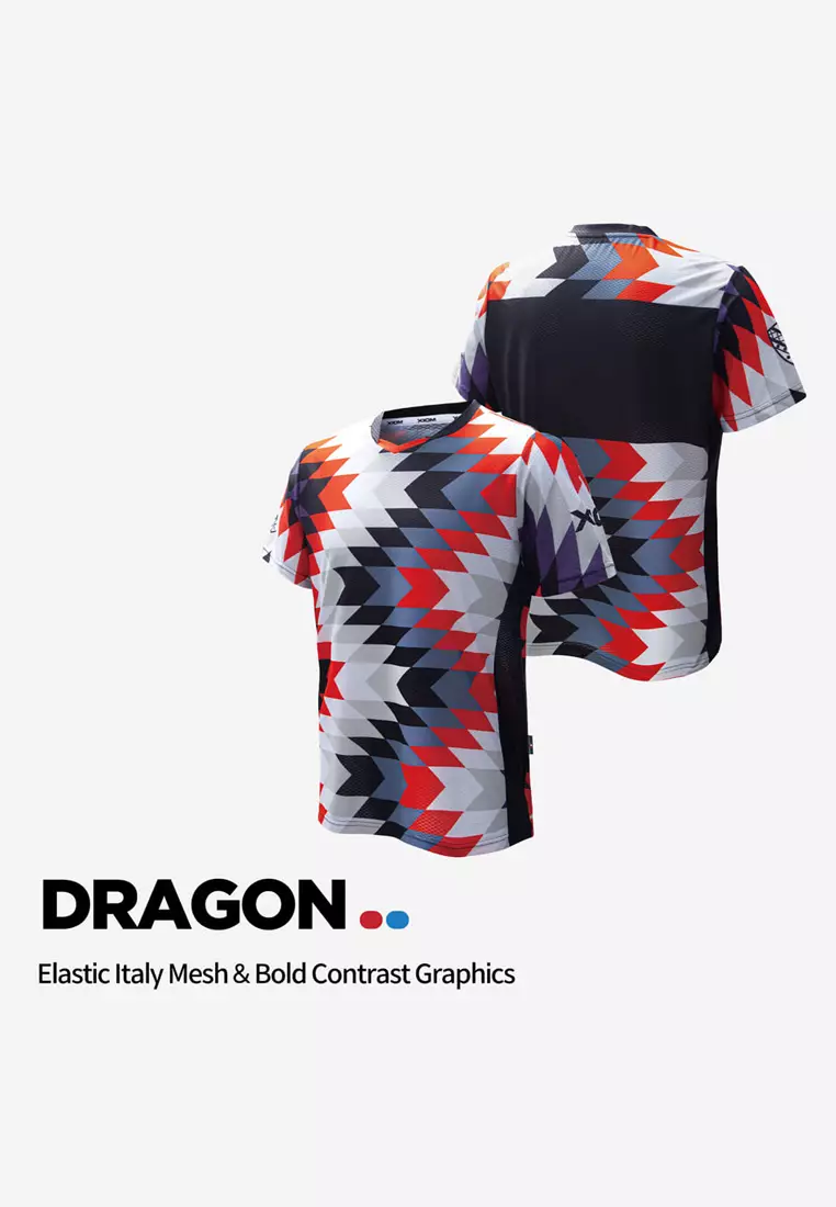 Dragon Shirt Red 2025 Table Tennis Shirt