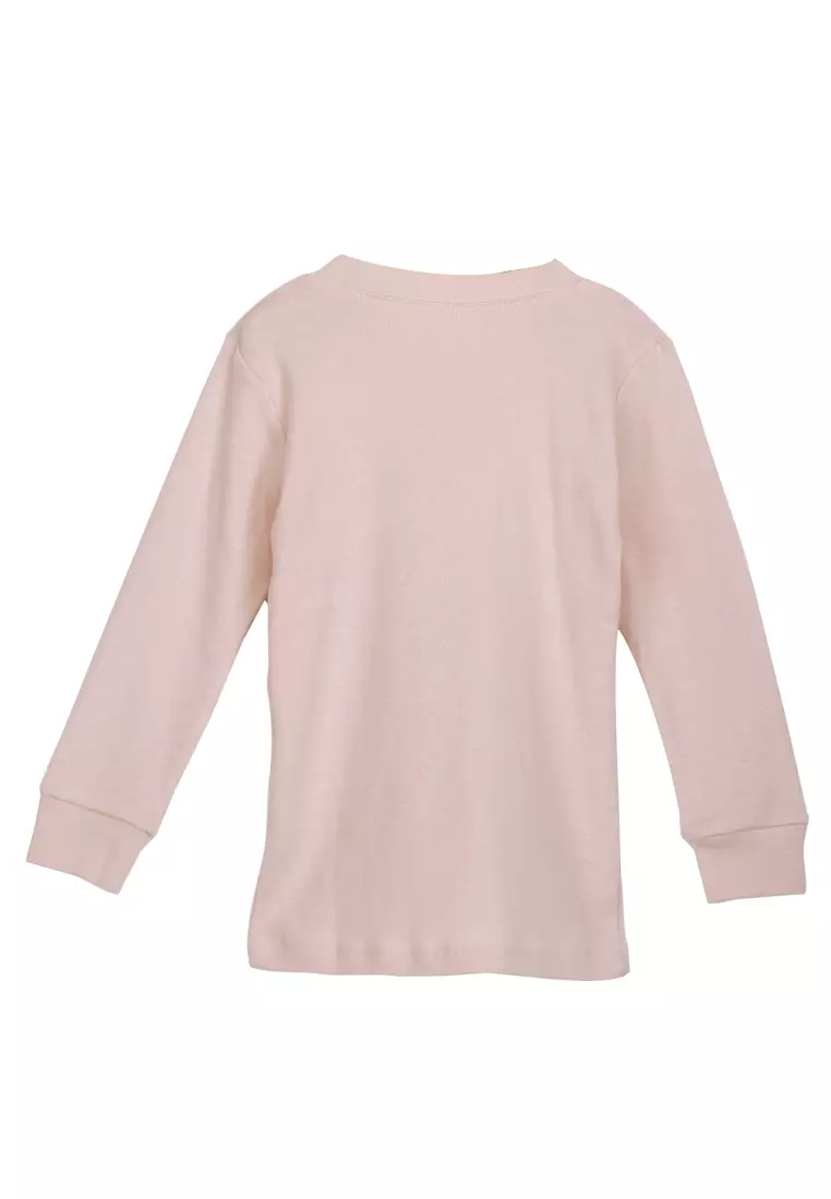 Move Two-Piece Long Sleeves Pajama Set For Girls