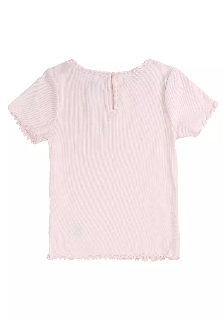 Short Sleeve Rib Logo Tee