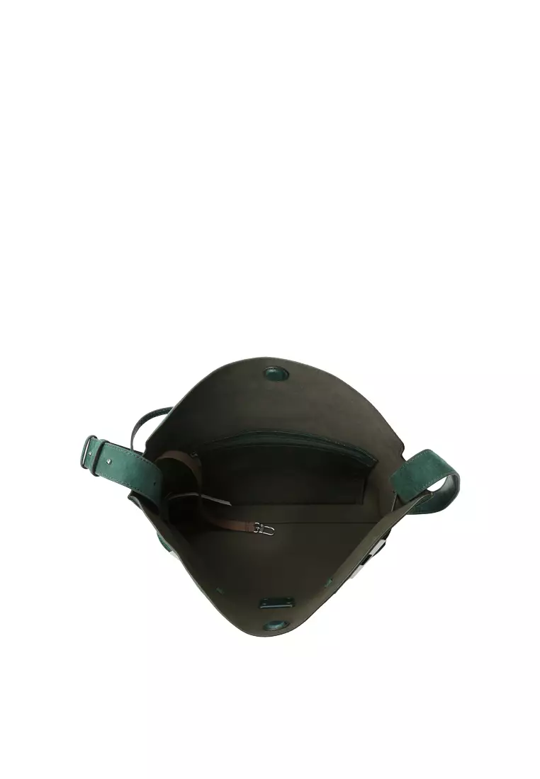 SAOI Belt Tote II Small - Suede Jade