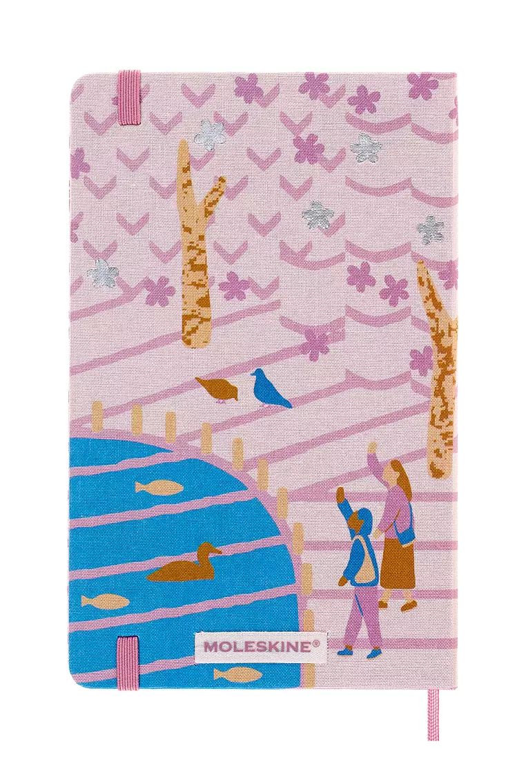 MOLESKINE MOLESKINE LIMITED EDITION NOTEBOOK SAKURA LARGE PLAIN BENCH
