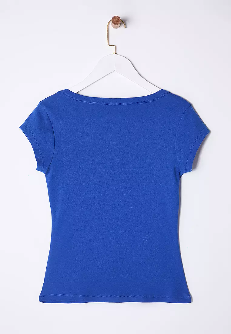Square Neck Fitted Top