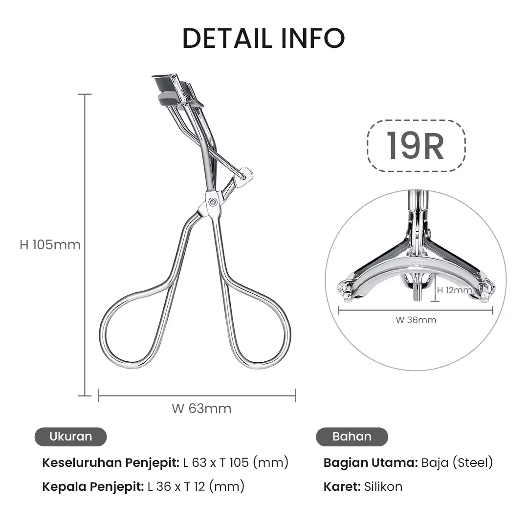 Holika Holika Lash Correcting Eyelash Curler | Penjepit Bulu Mata Premium