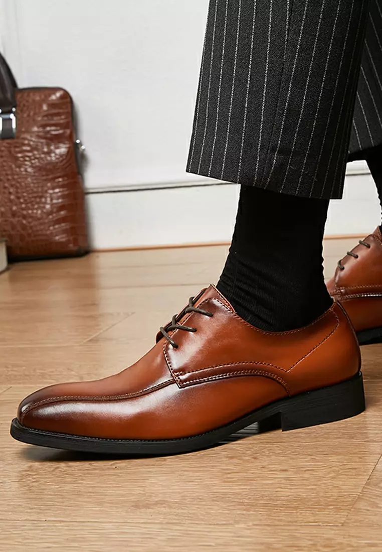 Basic Business Leather Derby Shoes KB3288
