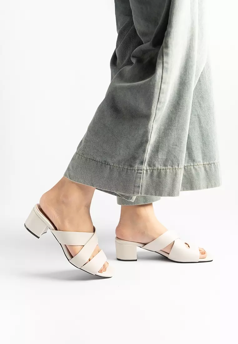 Jessica Mid Heel Mules