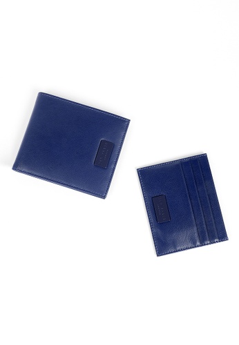 Ted Baker blue Ted Baker Wallet And Cardholder Giftset 3C7B0AC8B36875GS_1