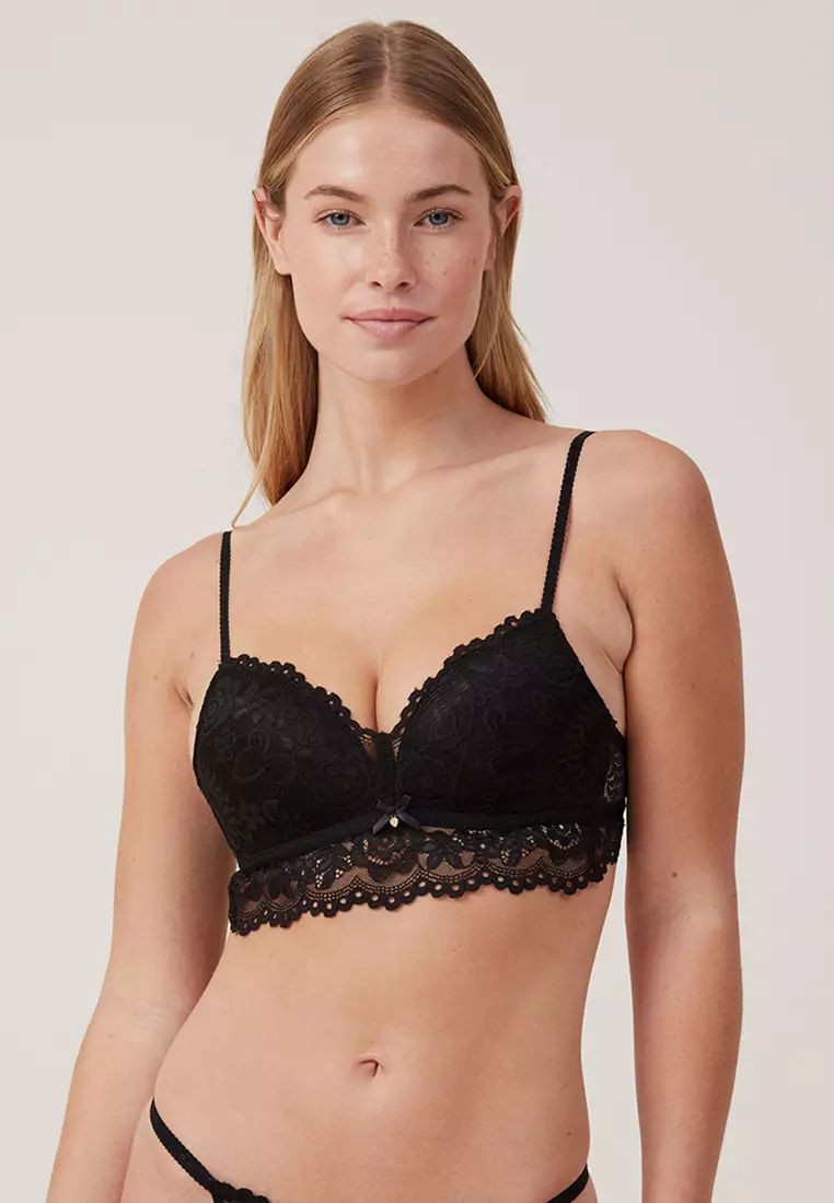 Cotton On Body Enchanted Butterfly Lace Wirefree Lift Bra 2024, Buy Cotton  On Body Online