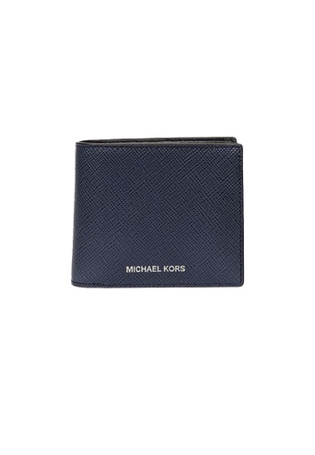 MICHAEL KORS Michael Kors Harrison Leather Billfold Wallet With ...
