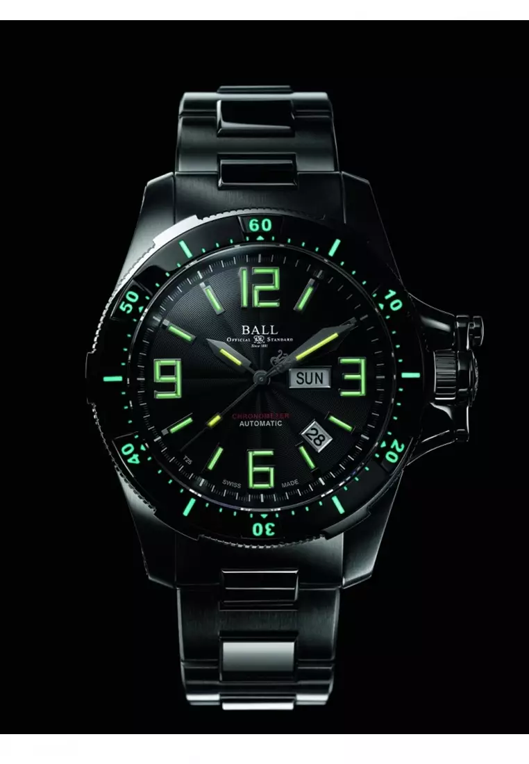 BALL 工程師碳氫化合物空運自動男士腕錶 42mm (BAL-DM2076C-S1CAJ-BK)
