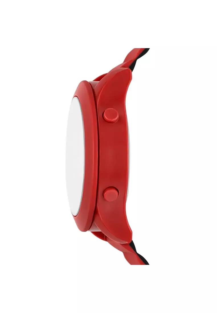Rosencrans Magnet Red Silicone Strap Digital Watch SKC-SR5247