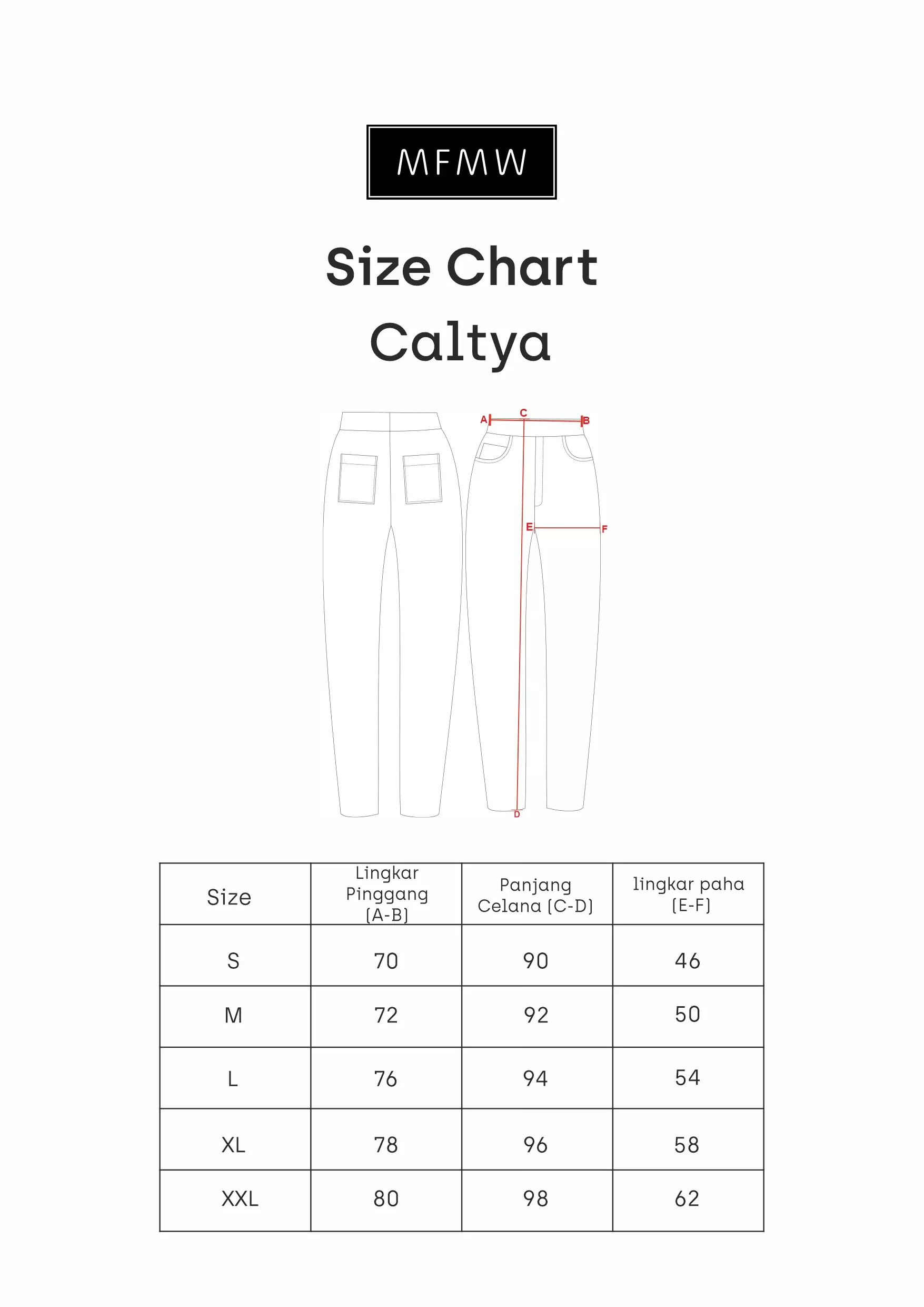 MFMW Caltya Celana Panjang Legging Brown