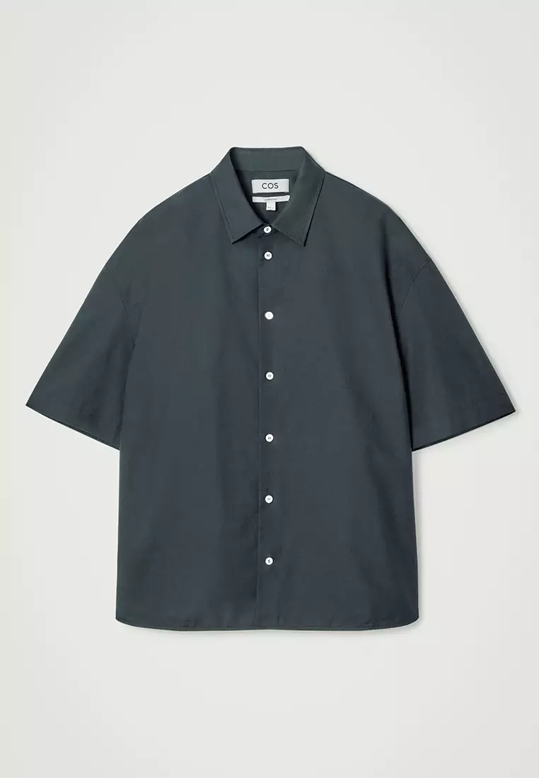 Buy COS Oversized Short-Sleeved Shirt 2025 Online | ZALORA