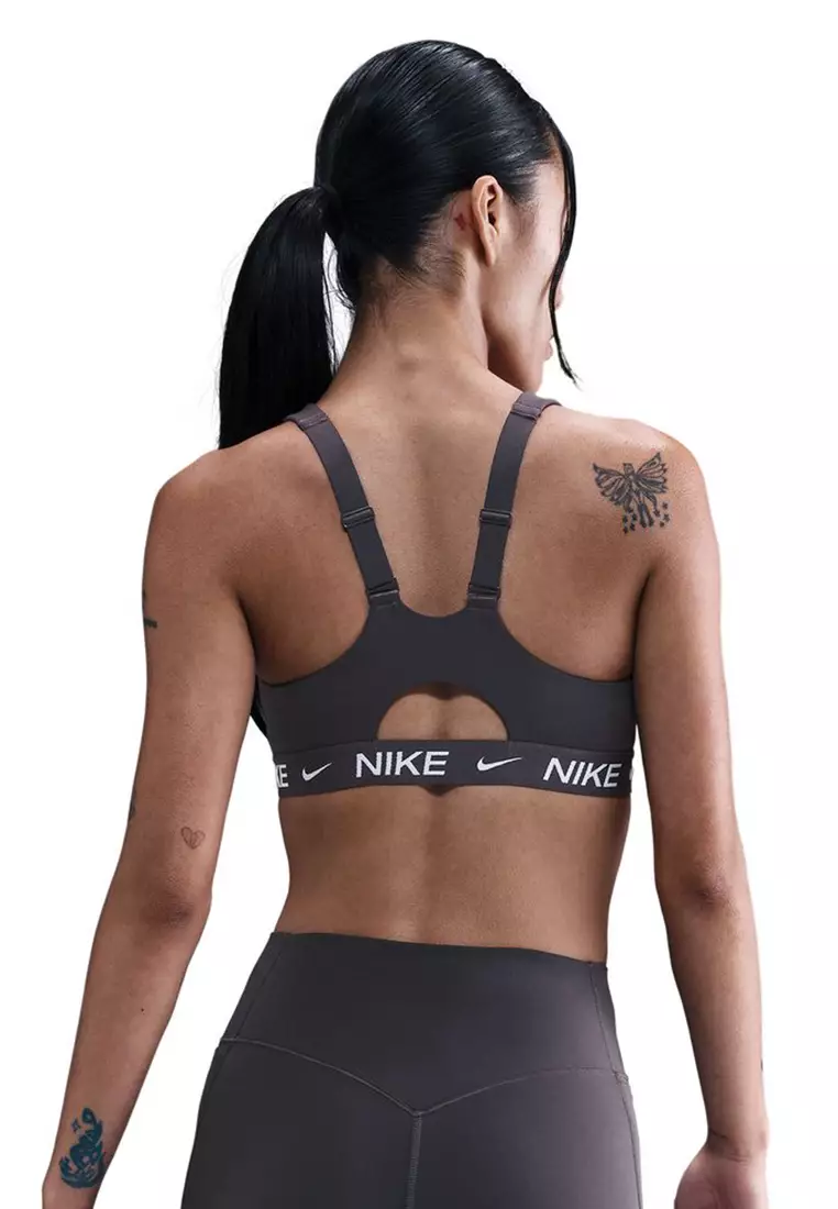 Indy High Support Padded Front-Zip Sports Bra