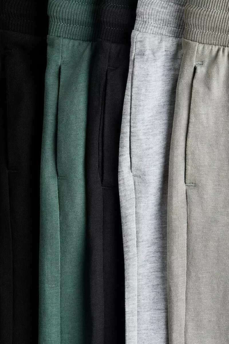 5-pack cotton jersey joggers