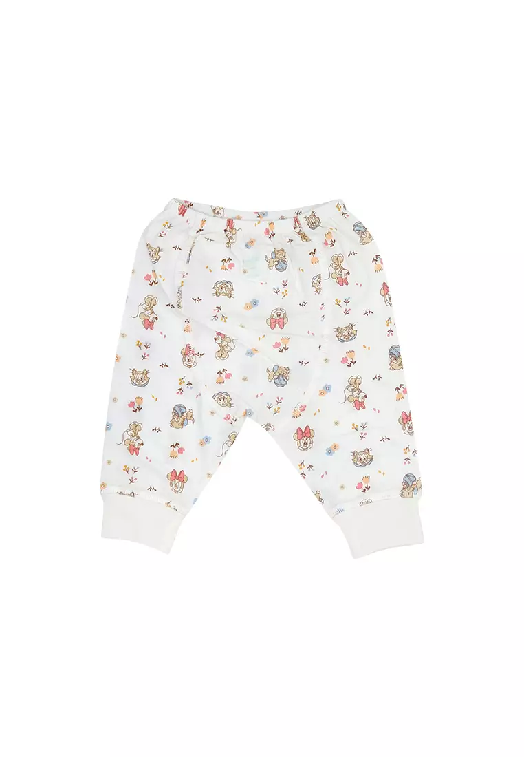 Baby Girl Licensed Newborn Essentials Jogger Pajama Pack of 3 "Pretty as Flower"