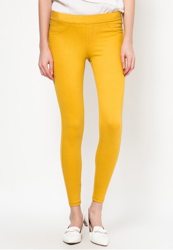 CANARY YELLOW - Jegging with Back Pocket
