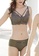 ZITIQUE green Women's Fashionable 3/4 Cup Wireless Lingerie Set (Bra and Underwear) - Green F7E46US2358CAAGS_5