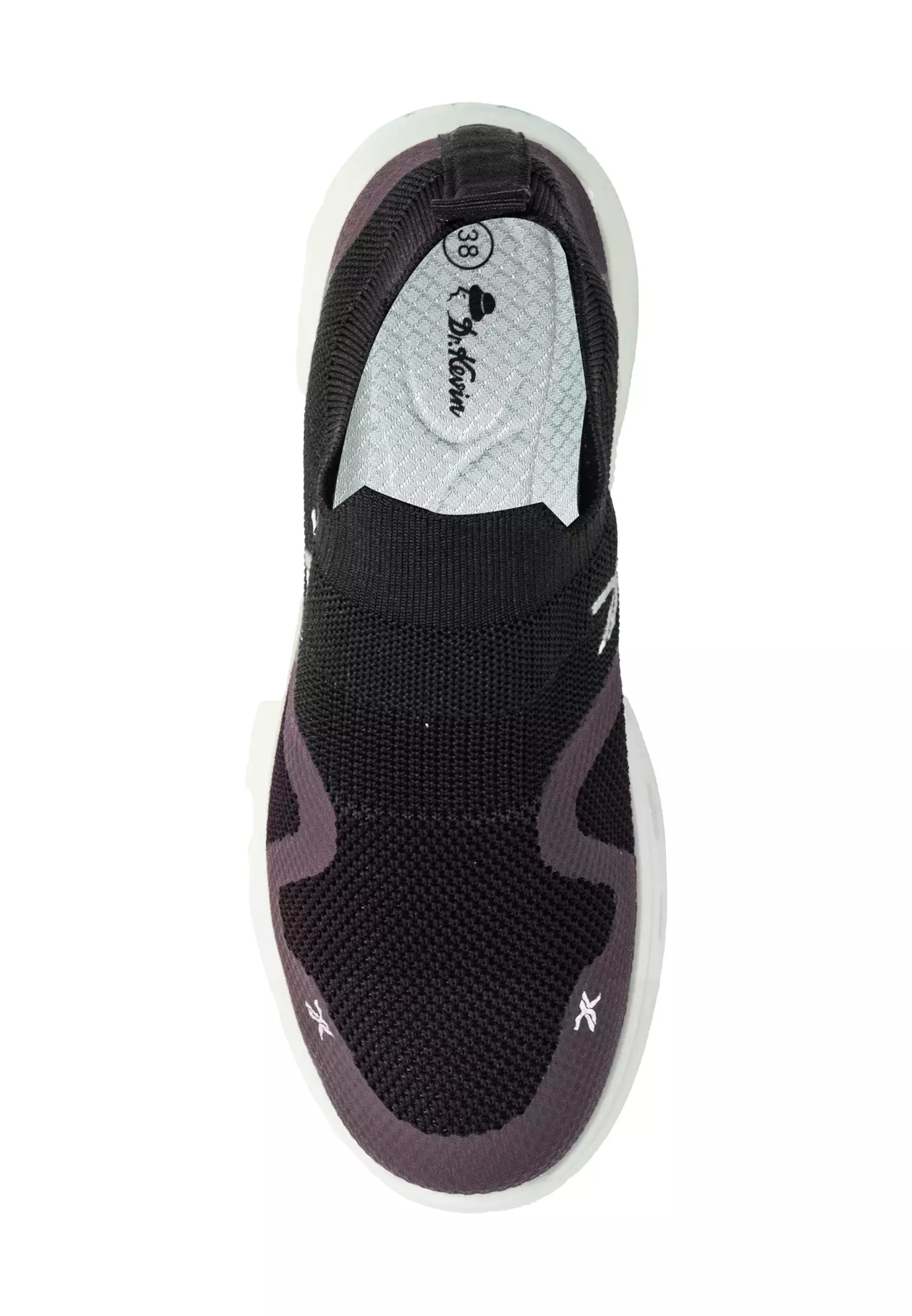 Dr. Kevin Sepatu Olahraga Sport Wanita Sneakers Rajut Slip On 589-076