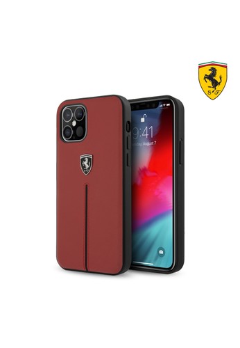 Ferrari red Ferrari Off Track Leather Nylon Red - Case IPhone 12 Pro Max B25BDES00E1373GS_1