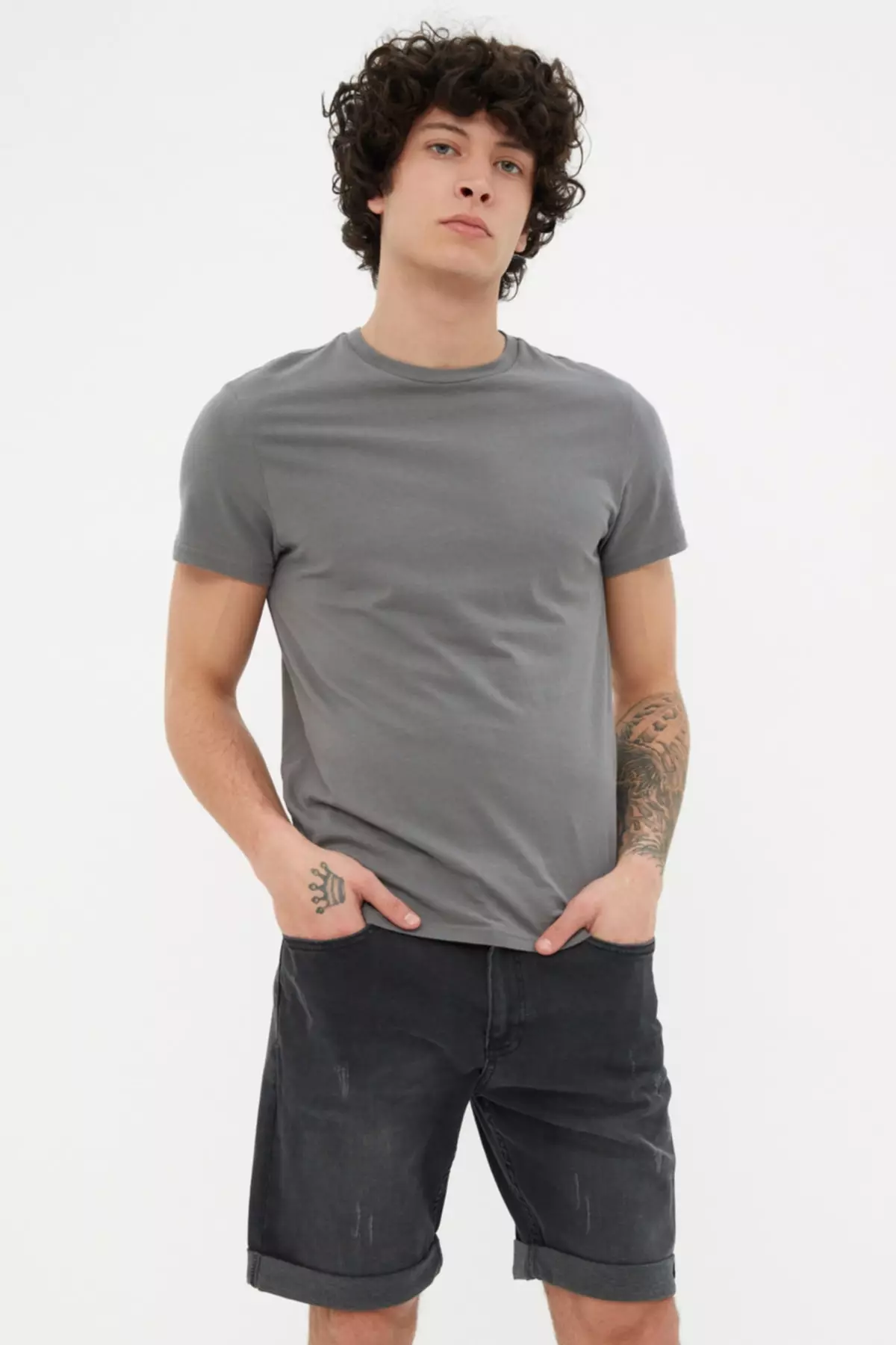 Buy Trendyol Distressed Denim Shorts 2025 Online ZALORA Philippines