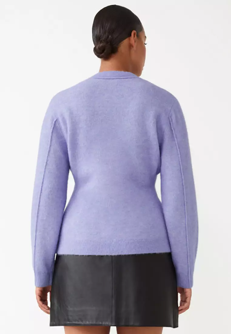 Fitted Wool Cardigan