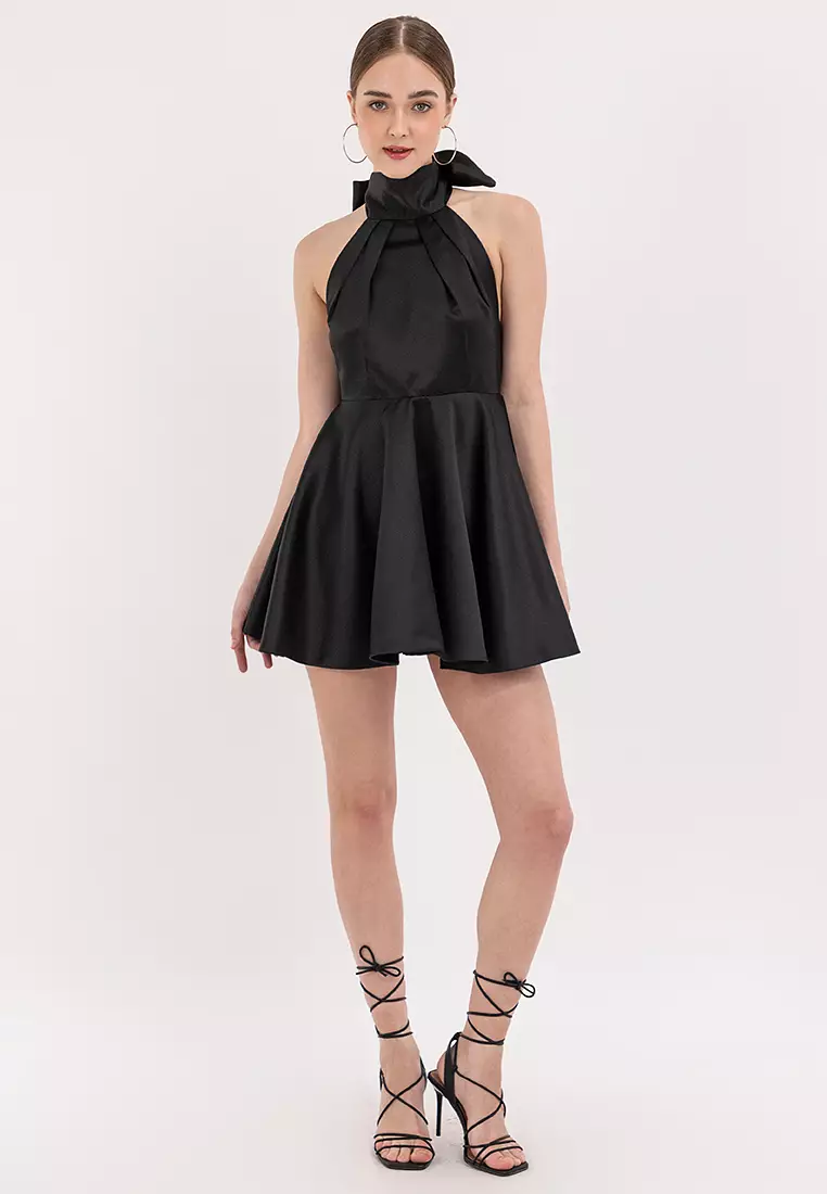 Poppy Halter Backless Mini