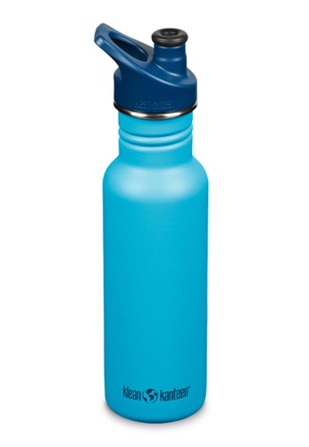 Klean Kanteen blue Klean Kanteen Classic 18oz Water Bottle (w Sport Cap) V2 (Hawaiian Ocean) 956BDAC3EED704GS_1