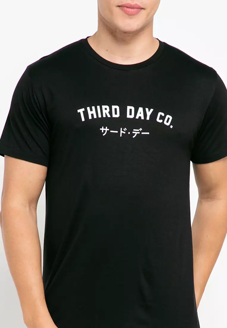 MTH45 thirdday tdco t-shirt kaos unisex tangan pendek hitam black