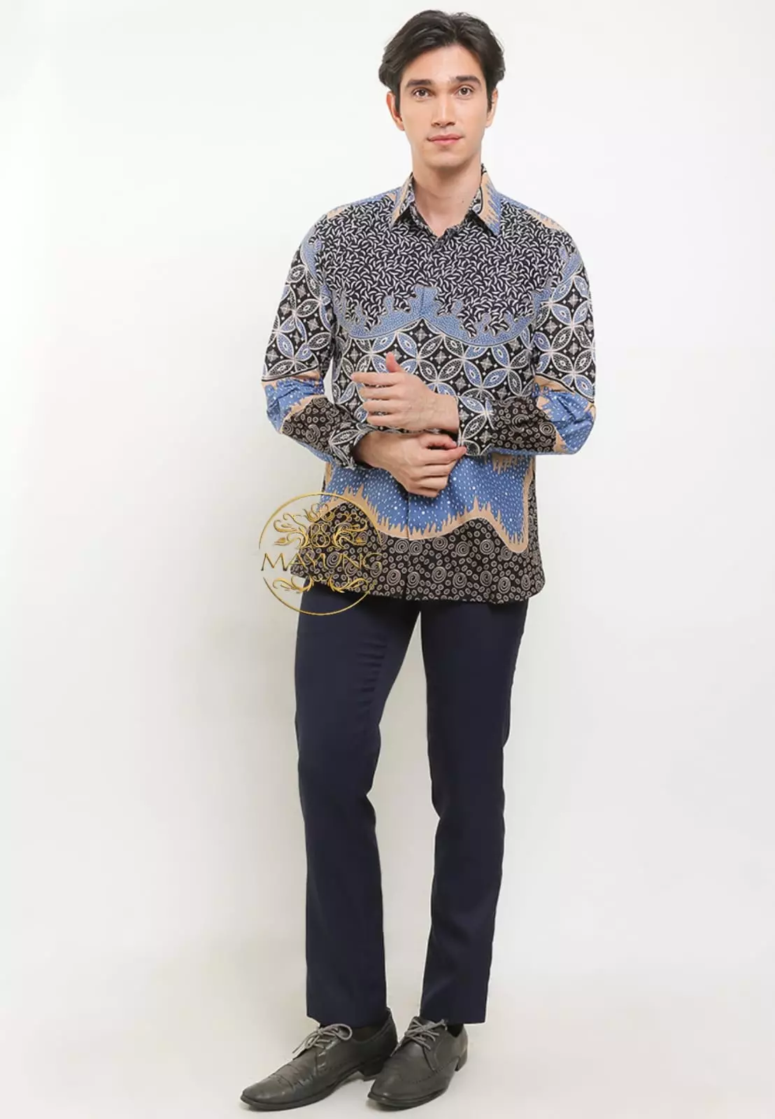 Jayadipa Kemeja Batik Pria Premium Slimfit Modern Lengan Panjang