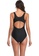 Its Me black and yellow Sport Colorblock One-Piece Swimsuit CE9AAUS64EB2ECGS_3