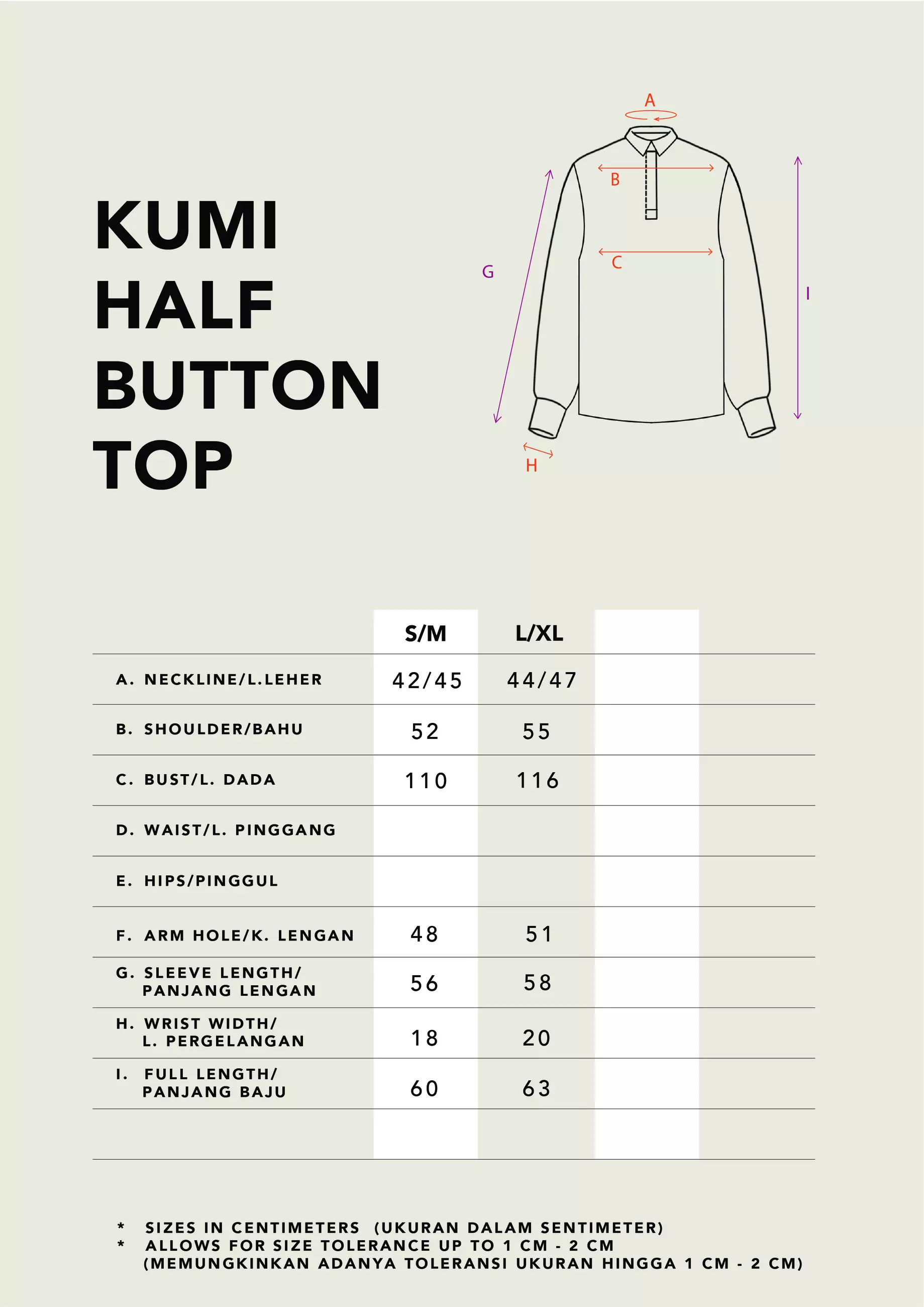 Kami Kumi Half Button T Shirt Top Cream