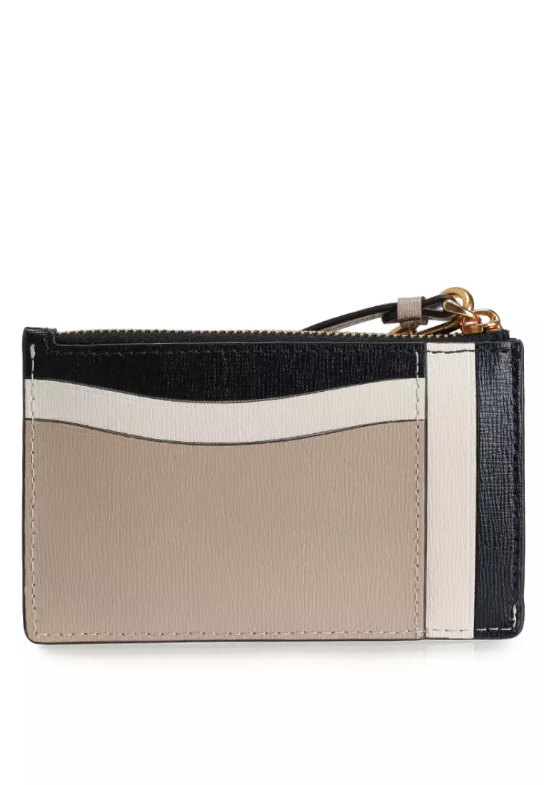 Morgan Colorblocked Card Case Wristlet