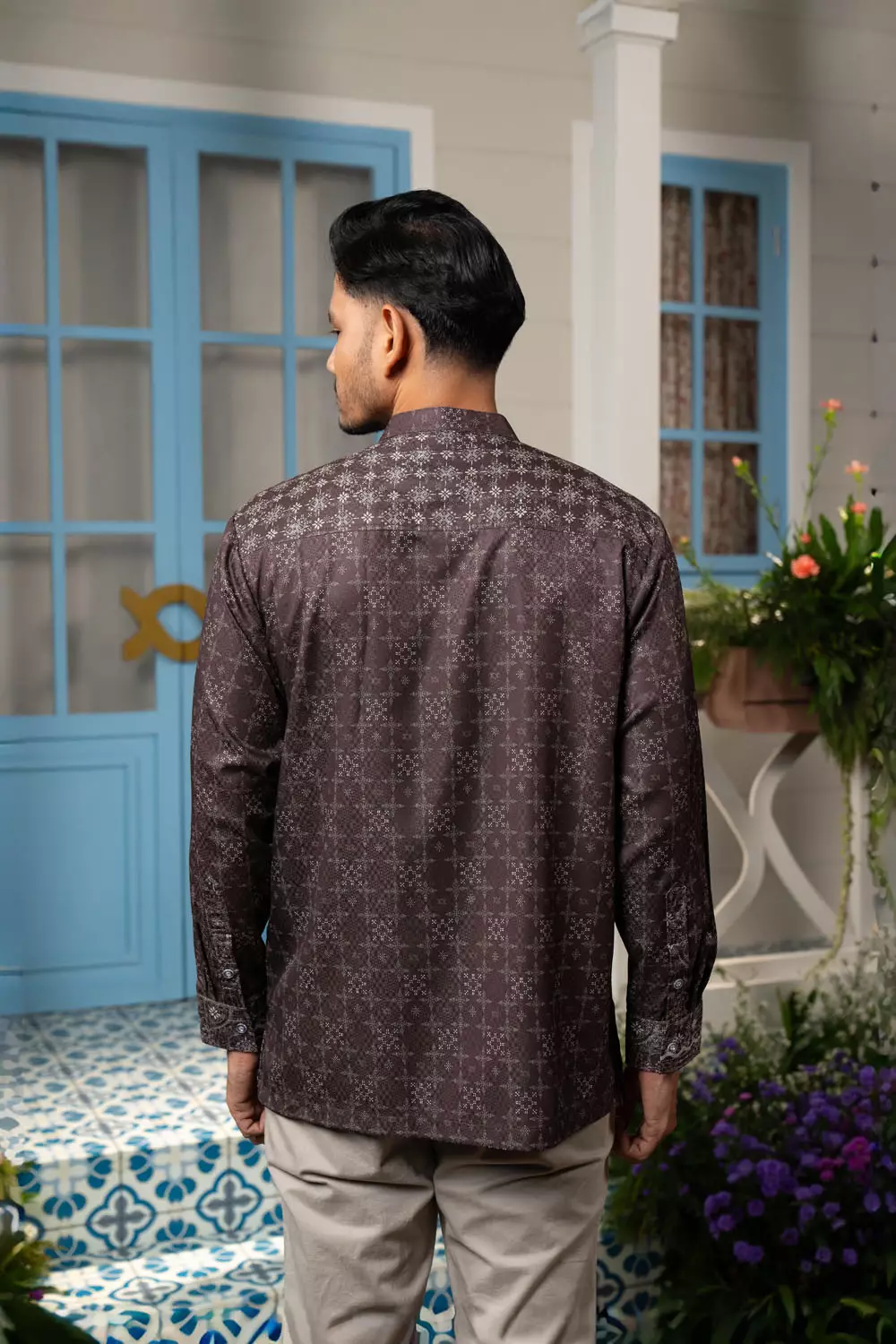 Klamby - Diyasmara Long Shirt Men Tengguli