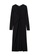 Mango black Knot Knitted Dress AD45CAA2A61C3FGS_5