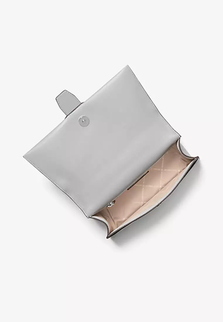 Greenwich Medium Color-Block and Signature Logo Satchel