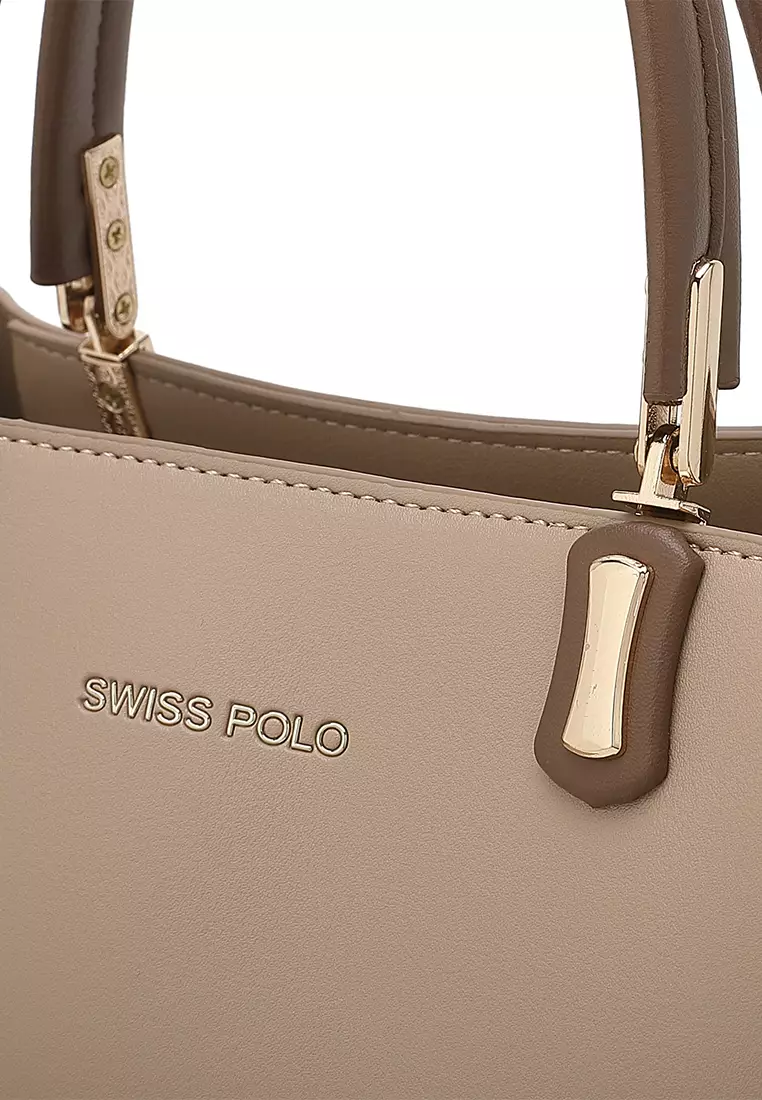 Women's Top Handle Bag / Sling Bag / Crossbody Bag (Tas Selempang / Tas Tangan) - Cokelat