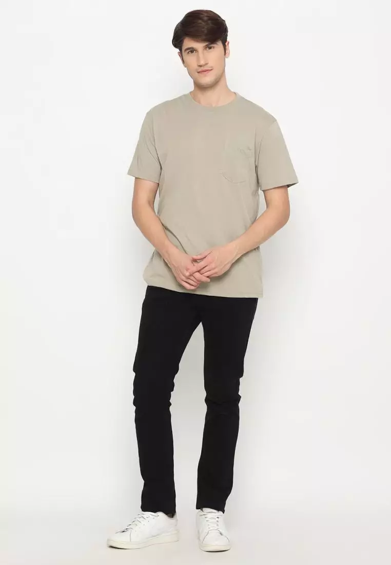 MATSUDA Kaos Polos Pocket T Shirt Cotton Chuo