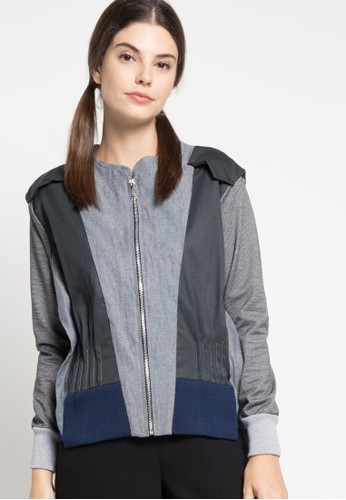 Pleated Bomber Outer