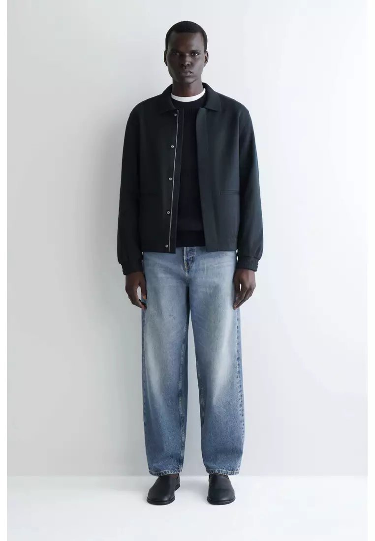 JERSEY HARRINGTON JACKET